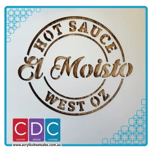 custom stencil size a4 to a3 - brand hot sauce