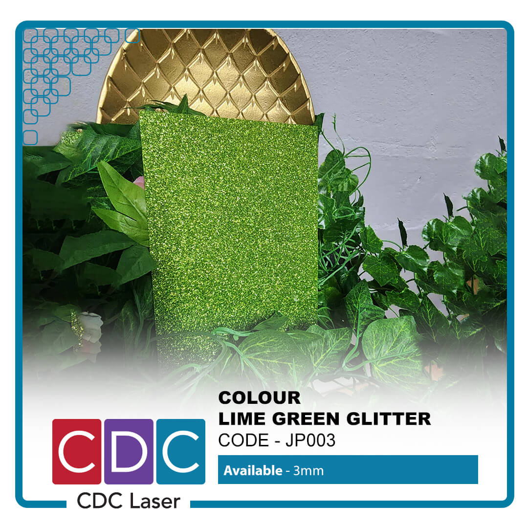 99. LIME GREEN GLITTER